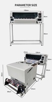 Imprimante DTF MT COLOR 24 pouces (60 cm) avec secoueur de poudre automatique, double tête d'impression i3200, machine d'impression directe sur film en rouleau