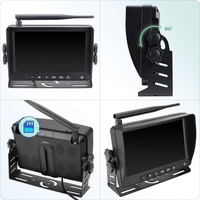 GreenYi – caméra de recul solaire à aimant, moniteur IPS de 7 pouces, Kit DVR sans fil, 1 Min, bricolage pour fourgonnettes, remorque, RV, camion, voiture
