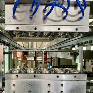 Máquina de producción de vasos de plástico desechables, máquina de termoformado a presión para fabricación de tapas