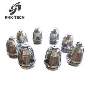 RHK P80 Plasma Cutting Torch Elektroda dan Ujung Nosel 1.0Mm 1.3Mm 1.5Mm 1.7Mm