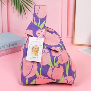 Sac à main mini en tricot épais fait main en gros, sac fourre-tout décontracté écologique, impression <span class=keywords><strong>de</strong></span> logo personnalisée pour cadeau <span class=keywords><strong>de</strong></span> femme - Product Image 6