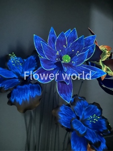 Gros Artificielle Fait Main Grand Stand Bouquet <span class=keywords><strong>Iris</strong></span> Géant Fleur pour la Décoration de Fête - Product Image 4