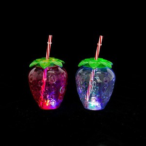 Gobelet en plastique en forme d'ananas avec paille, en PET de qualité alimentaire, pour fête, vaisselle unisexe - Product Image 3