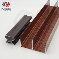 Systèmes de portes coulissantes modernes et simples en alliage d'aluminium série 6000, service de découpe de portes en verre, OEM personnalisé T3-T8