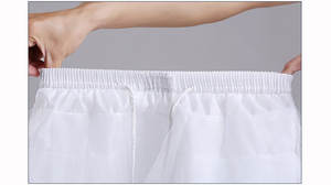 घुटने के 3 स्तरित फीता क्रेनलाइन छोटी पेटिकोएट अंडरस्कर्ट आधा पर्ची घास स्कर्ट किशोर शादी के कपड़े के लिए - Product Image 6