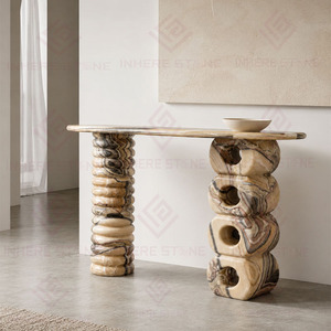Meubles de maison de luxe sur mesure, table <span class=keywords><strong>murale</strong></span>, design personnalisé, <span class=keywords><strong>console</strong></span> d'<span class=keywords><strong>entrée</strong></span>, table d'<span class=keywords><strong>entrée</strong></span> en onyx naturel - Product Image 5