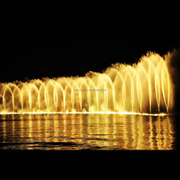 Offre Spéciale DEWY piscine extérieure eau danse fontaine musique LED lumières Laser spectacle décoration pour jardin Patio cour
