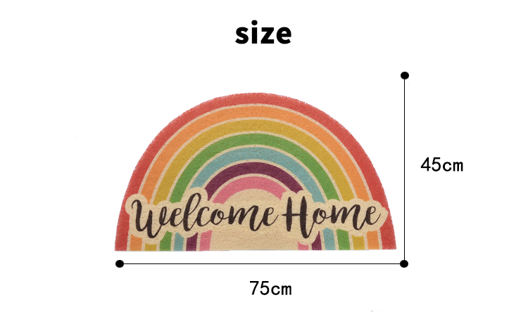 Shinnwa PVC coil door mat non-slip indoor outdoor rug entryway welcome mat shoe carpet cartoon dog print pet mat