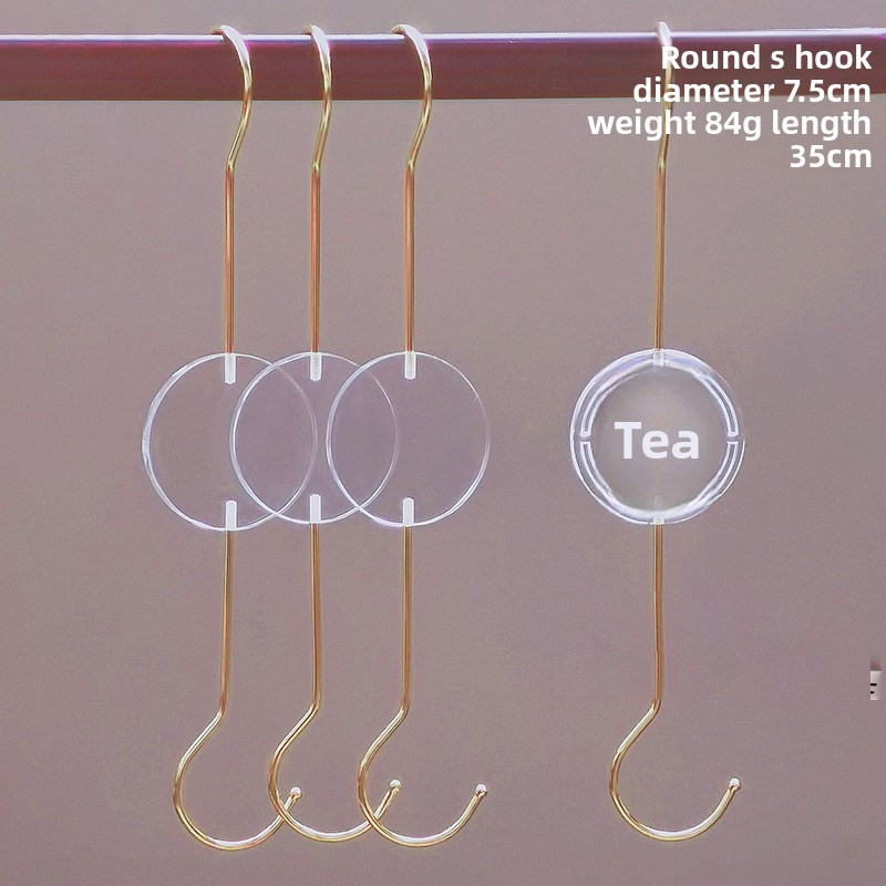 Acrylic 1.0 round S hook