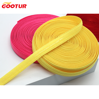 Bande élastique multicolores en polyester et élasthanne de 10 mm pour bretelles de soutien-gorge de sport, avec grip en silicone antidérapant – Vente en gros