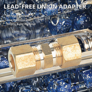Raccords à Compression en Laiton Forgé Sans Plomb pour Liquides à Basse Pression, Adaptateurs Standard SAE pour Carburant, Gaz, Eau, Huile - Garantie 3 Ans - Product Image 2