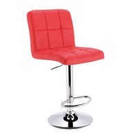 Ensemble chaise de Bar et table, chaises hautes de cuisine en cuir pivotant café salle à manger tabouret de bar chaises