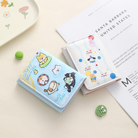 Dompet Magnetik Kecil Lucu Bermotif Permen untuk Wanita, Bahan PU, Portabel, Cocok untuk Penggunaan Sehari-hari