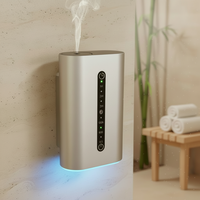 Diffuseur d'huiles essentielles intelligent certifié CE/FCC, contrôle par application, 20 ml sans eau, capteur de lumière et lumière d'ambiance LED, 800 pieds carrés