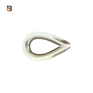 DIN3090 Metric Galvanized Wire Rope Thimble 4-60mm Heart Ring Eye Protector Cable Sling Marine Mooring Shandong BeiFan - Product Image 6