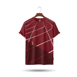 เสื้อยืดผู้ชายลำลอง ผ้าฝ้าย 100% ระบายอากาศได้ดี เป็นมิตรกับสิ่งแวดล้อม ทรงปกติ น้ำหนัก 200 กรัม แขนสั้น พิมพ์ลายดิจิทัล - Product Image 3