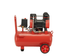 Compresor de Aire Portátil SHENYUAN de 8 Bar, Sin Aceite, Silencioso, con Certificación CE, Alimentado por CA, Duradero, con Tanque de 20L y Enfriamiento por Pistón