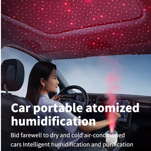 New Portable Usb Home <strong>Car</strong> Ultrasonic Mist Maker Humidifier 7 Colors Projection Led Romantic Starry Sky Lamp Humidifier - Product Image 3