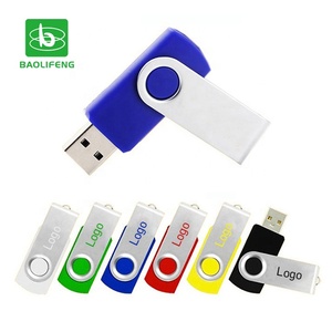 Giratorio Pen Drive Usb 2,0 de logotipo personalizado 16gb 32gb 64 Gb Usb Flash Drive usb para cooperación regalo-comprar - Product Image 1