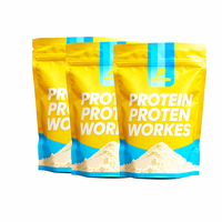 Sachets Doypack Personnalisés Imprimés par Héliogravure, Refermables avec Fermeture Éclair, Emballage Alimentaire de Qualité, Composites Multi-Couches pour Aliments pour Bébés et Animaux Domestiques