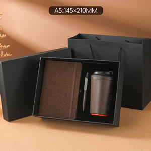 Cuaderno de tapa dura A5 con logotipo personalizado de primera calidad, páginas numeradas con rayas universitarias con lazo para bolígrafo para oficina, escuela, diario de escritura - Product Image 2