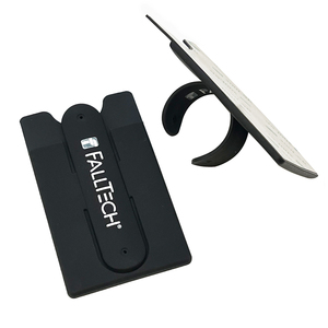 Porte-cartes de téléphone portable en silicone de haute qualité, écologique, économique, avec support adhésif - Product Image 4