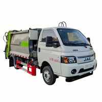 Camion compacteur à ordures 100% électrique Jianghuai New Energy Blue-Plate avec garantie fabricant de plus de 5 ans