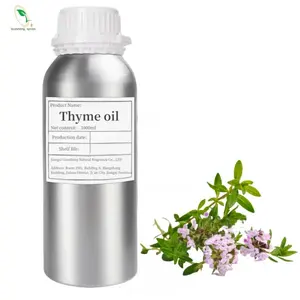 Vente en gros d'huile essentielle de thym de type thym biologique en vrac huile essentielle de plante naturelle
