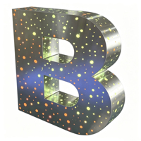 Meistverkaufte 3D-Buchstaben Ladenschilder Leuchtende Maßgefertigte Geschäftsschilder und Logos Außenwerbung LED-Buchstaben Schild