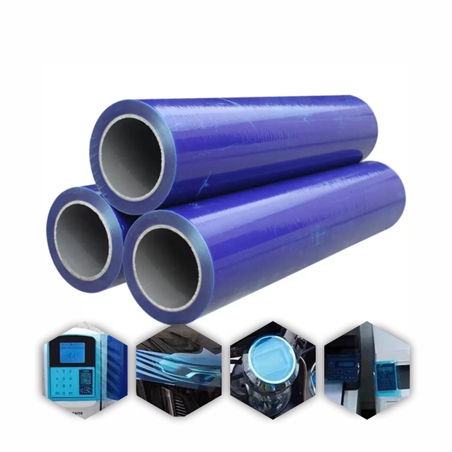 HWK Factory Custom 120CM Wide Anti-Scratch Protective Film 200M Length PE for Photoelectric Screen Soft Hardness