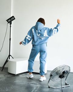 <span class=keywords><strong>Ensemble</strong></span> de pulls à manches longues pour femmes, personnalisable en gros, décontracté et tendance, imprimé, épaissi et polyvalent - Product Image 6