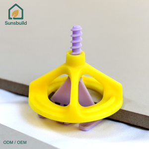 Système de nivellement de carreaux en plastique Sunsbuild OEM ODM Spin Doctor pour l'installation professionnelle de carreaux de céramique au sol dans les appartements - Product Image 2