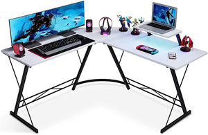 Thiết kế hiện đại nhà máy tính bảng đồ nội thất u-loại trò chơi bàn đa Sử dụng chơi game Bàn cho gamer - Product Image 6