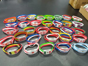Pulseras de Silicona Iluminadas con LED para Fanáticos del Fútbol de Todos los Países, para Promoción - Product Image 6