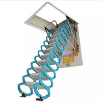 Échelle de grenier électrique rétractable pour usage domestique, escalier pliant dissimulé pour duplex 2ème étage, design invisible et peu encombrant