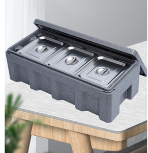 Boîtes isothermes personnalisées DFS01 en EPP pour la chaîne du froid, pour le transport et le stockage d'aliments congelés. - Product Image 3