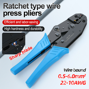 <span class=keywords><strong>Kit</strong></span> de alicates de prensado profesional al por mayor de fábrica para conectores de red y teléfono RJ45 RJ11 - Product Image 2