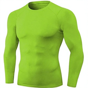 Men's Compression Long Sleeve Performance Shirt Premium Quick Dry Compression Base <b>Layer</b> <b>Top</b> Men's Athletic Compression Training - Product Image 1