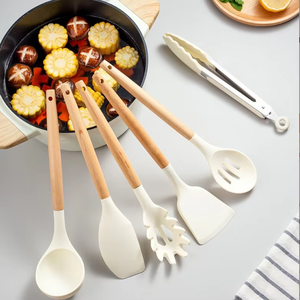 Outils <span class=keywords><strong>de</strong></span> <span class=keywords><strong>cuisine</strong></span> professionnels accessoires <span class=keywords><strong>en</strong></span> <span class=keywords><strong>Silicone</strong></span> ensemble <span class=keywords><strong>de</strong></span> <span class=keywords><strong>cuisine</strong></span> <span class=keywords><strong>en</strong></span> acier inoxydable écologique Masher cuillères Clip pour la cuisson des œufs - Product Image 6