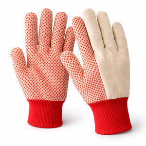 Gants de sécurité en toile PVC à pois du Vietnam, antidérapants, durables et respirants pour les travaux industriels, la construction et les tâches mécaniques - Product Image 3