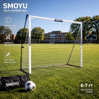 But de football portable en métal robuste pour l'entraînement des jeunes, 1,8 m x 1,2 m, directement de l'usine, certifié CE