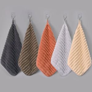 Serviette à main en microfibre ultra-fine la plus vendue, douce et agréable pour la peau, très absorbante, séchage rapide, avec crochet pour chiffon de nettoyage de cuisine - Product Image 1