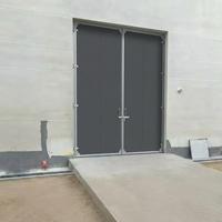 Porte coulissante industrielle électrique sur mesure, portail coulissant automatique en acier pour atelier, entrepôt, usine, bâtiment