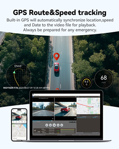 กล้องติดรถยนต์ REDTIGER รุ่น F7N Pro 4K แบบคู่ พร้อม WiFi GPS G-Sensor ภาพคมชัดระดับคริสตัล มองเห็นได้ชัดเจนในเวลากลางคืน กล่องดำบันทึกภาพ - Product Image 6