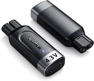 Adaptateur de charge Type-C Yinke 4.3V pour rasoir <span class=keywords><strong>Philips</strong></span> Norelco Oneblade QP2520 QP2515 QP2620 avec indicateur de charge - Product Image 1