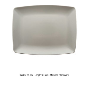 Plateau rectangulaire pour servir le sable 31 × 25 cm Grès de Londres M1934 - Product Image 3
