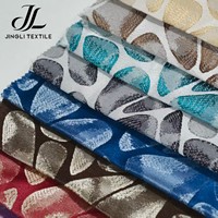 Tissu Jacquard en Polyester Multicolore pour Rideaux, Tissage Double Face pour Acheteurs en Gros de Textiles de Maison