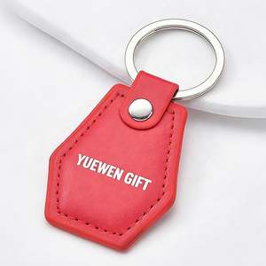 Porte-clés en cuir noir et marron rond classique vintage personnalisé gaufré RFID, le plus populaire de 2025 pour le contrôle d'accès - Product Image 6