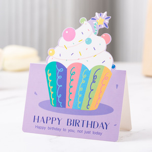 Nuova Carta <span class=keywords><strong>di</strong></span> <span class=keywords><strong>Auguri</strong></span> 3D per <span class=keywords><strong>Compleanno</strong></span>, Biglietto <span class=keywords><strong>di</strong></span> <span class=keywords><strong>Auguri</strong></span> in Inglese per Bambini, Decorazione per Feste - Product Image 3