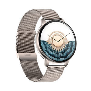 Montre connectée S53 à écran rond avec bracelet en acier, moniteur de fréquence cardiaque et de sommeil, appels Bluetooth, suivi d'activité physique, montre intelligente pour hommes et femmes, Reloj - Product Image 3
